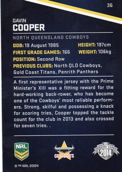 2014 ESP Traders #36 Gavin Cooper Back